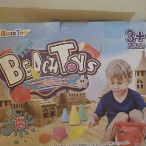 Box of Beach Toys, 16pcs